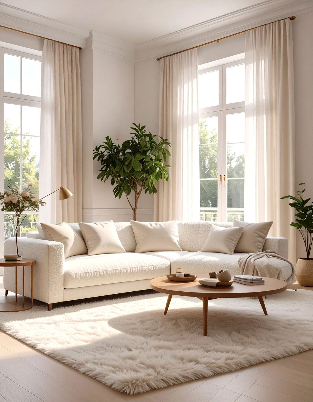 The All White Minimalist Living Room - 30 minimalist living room ideas