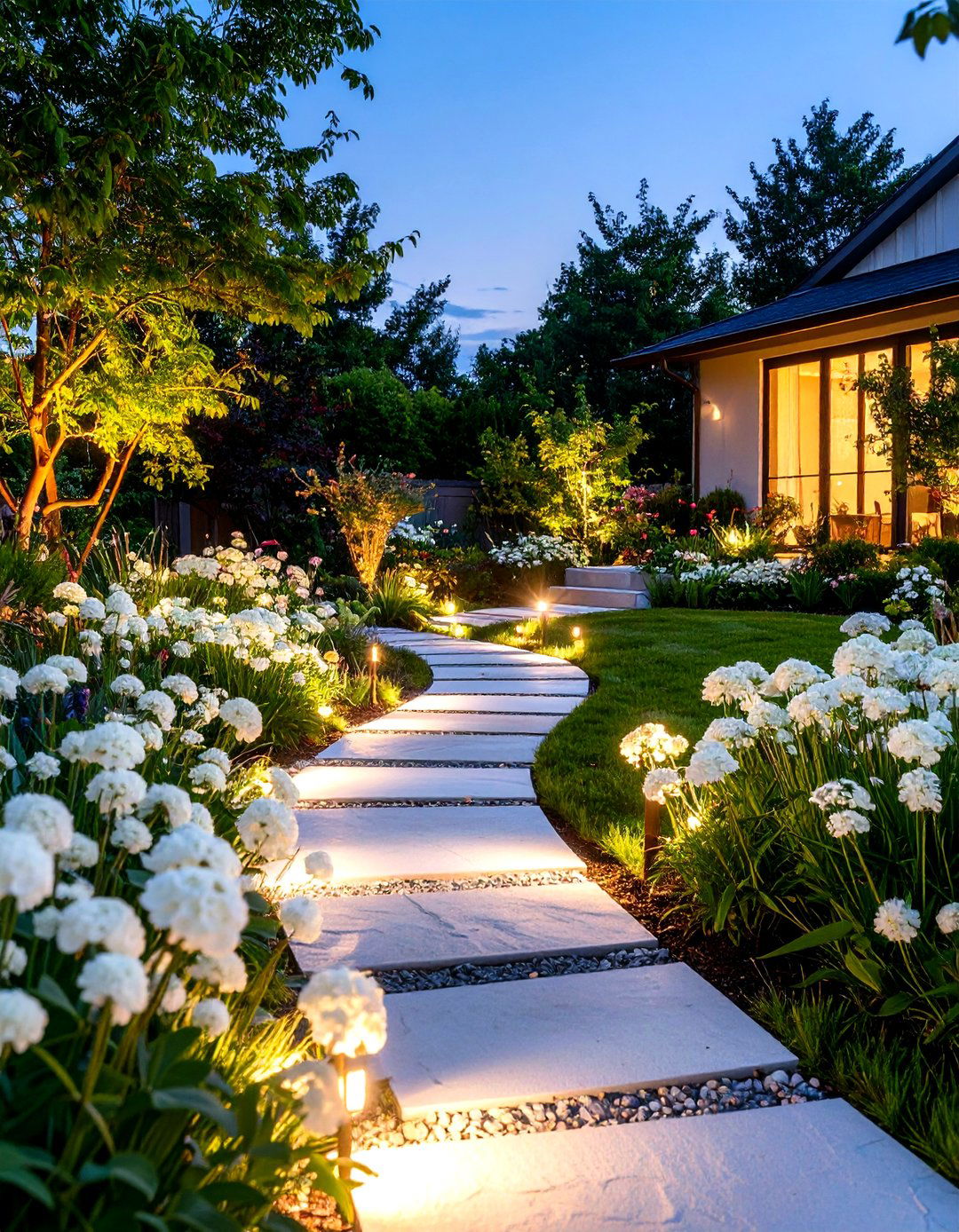 The All White Moon Garden - 30 easy garden ideas