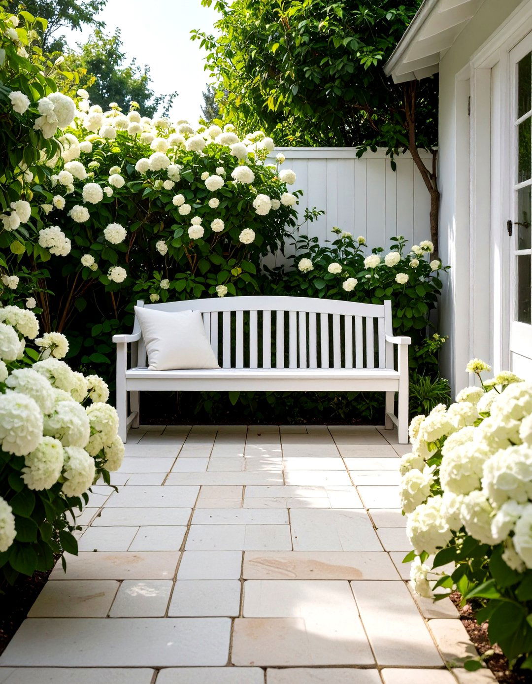 The All White Serenity Backyard - 30 ideas for backyard