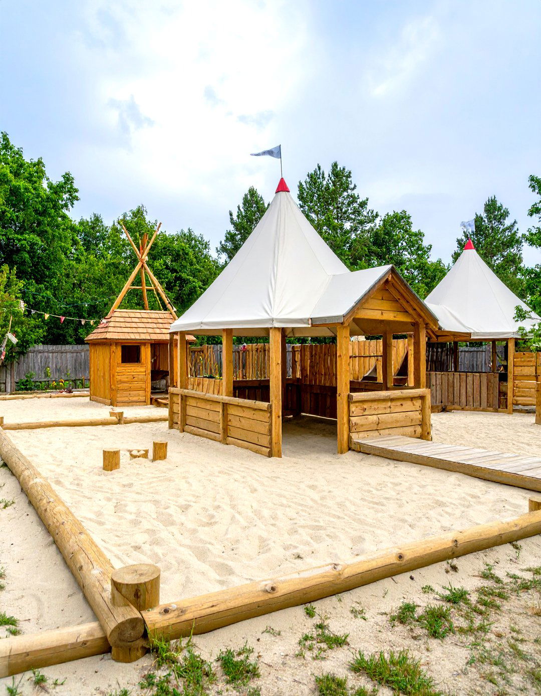 The All in One Kids Nature Play Zone - 30 landscape design cost ideas
