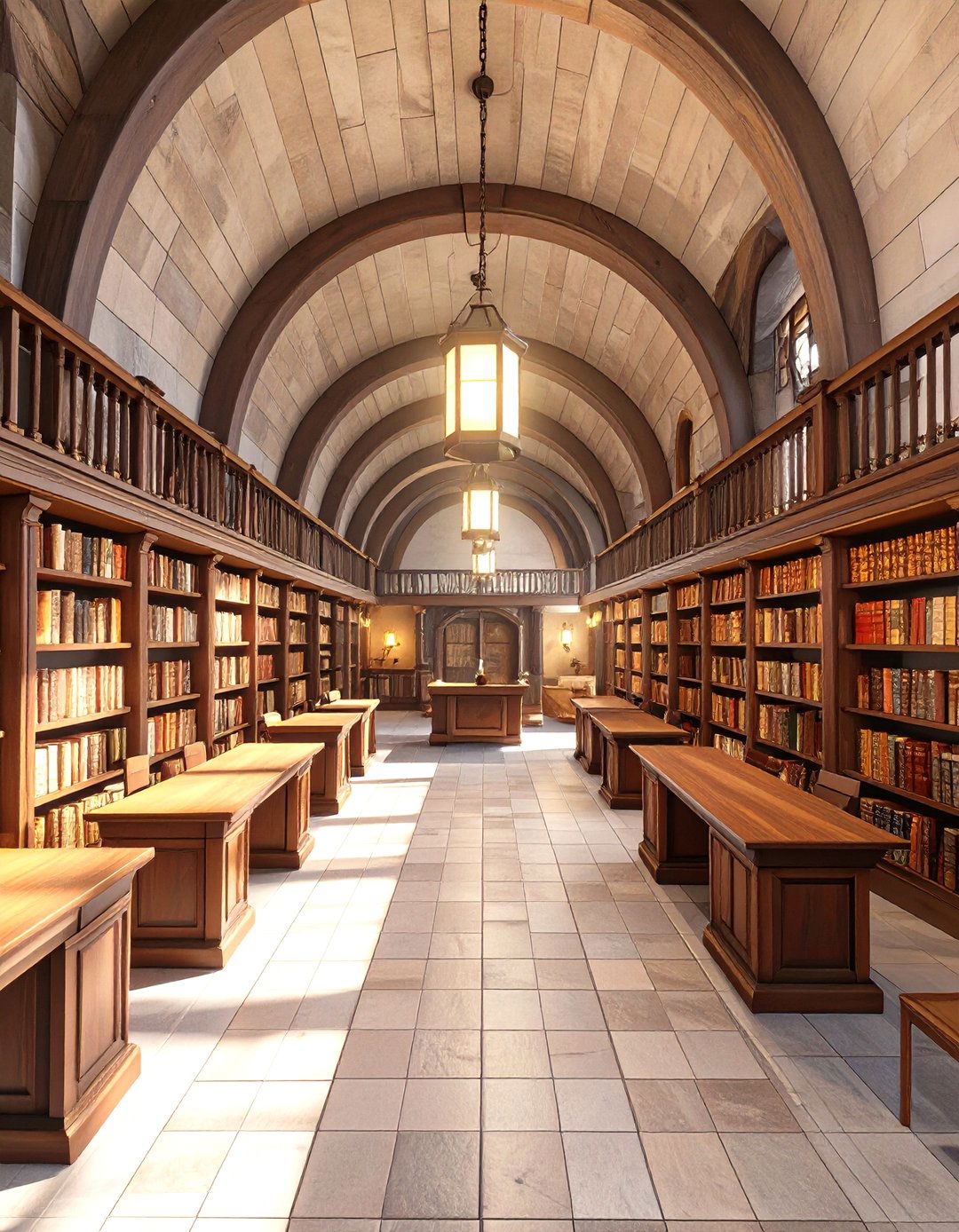 The Ancient Library Vault - 30 minecraft basement ideas