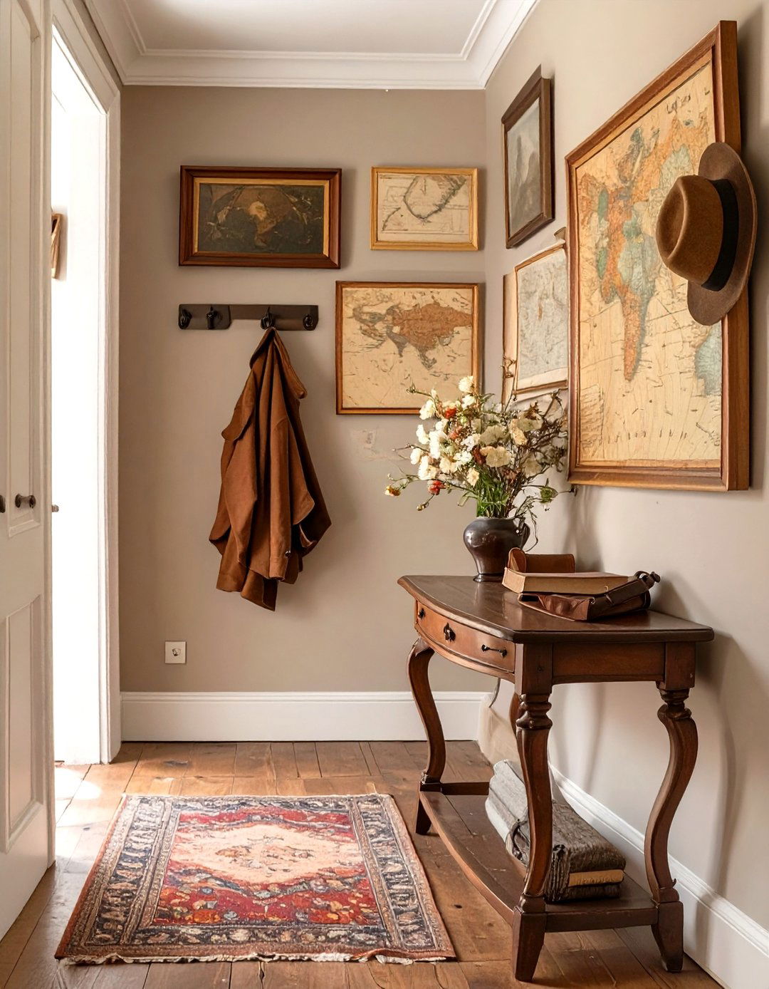 The Antique Collectors Hallway - 30 hallway furniture ideas