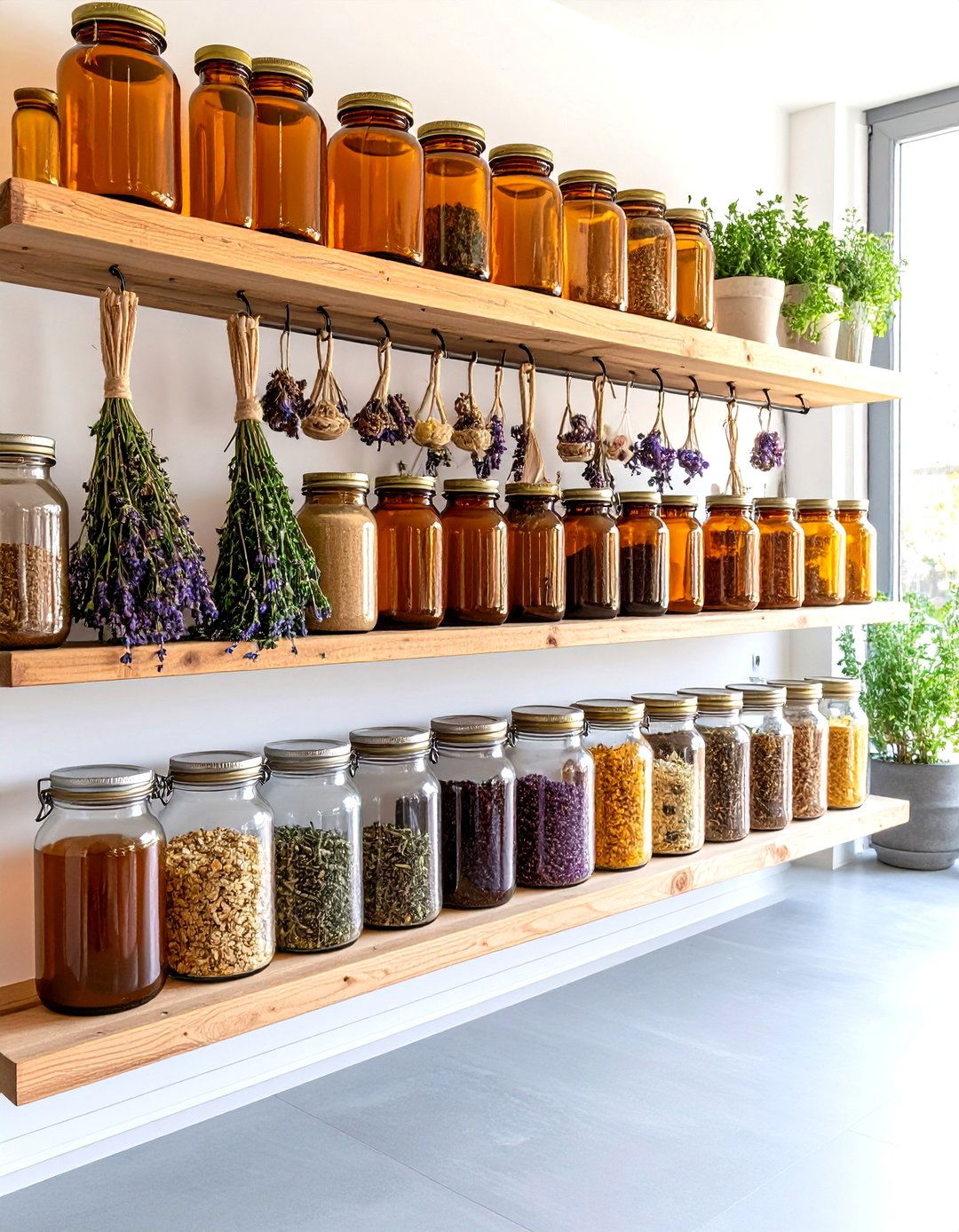 The Apothecary Herb Drying Garden - 30 indoor garden ideas