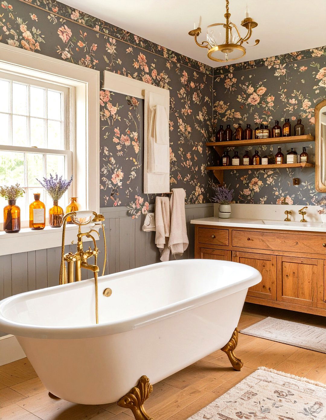 The Apothecary Style Bathroom Sanctuary - 30 cottagecore interior design ideas