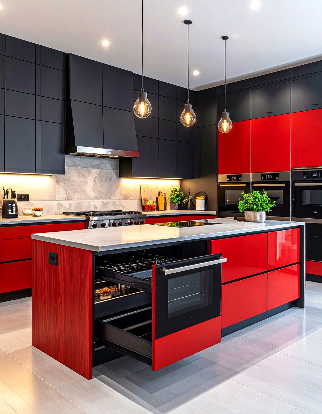 The Appliance Garage Integration - 30 kitchen cabinet design tool ideas