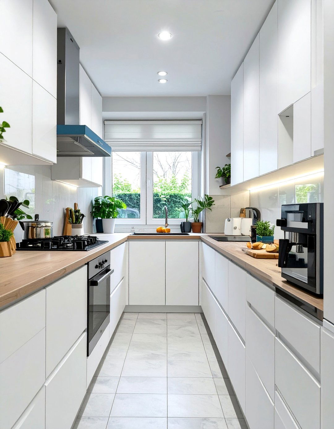 The Appliance Garage Kitchen - 30 narrow kitchen ideas