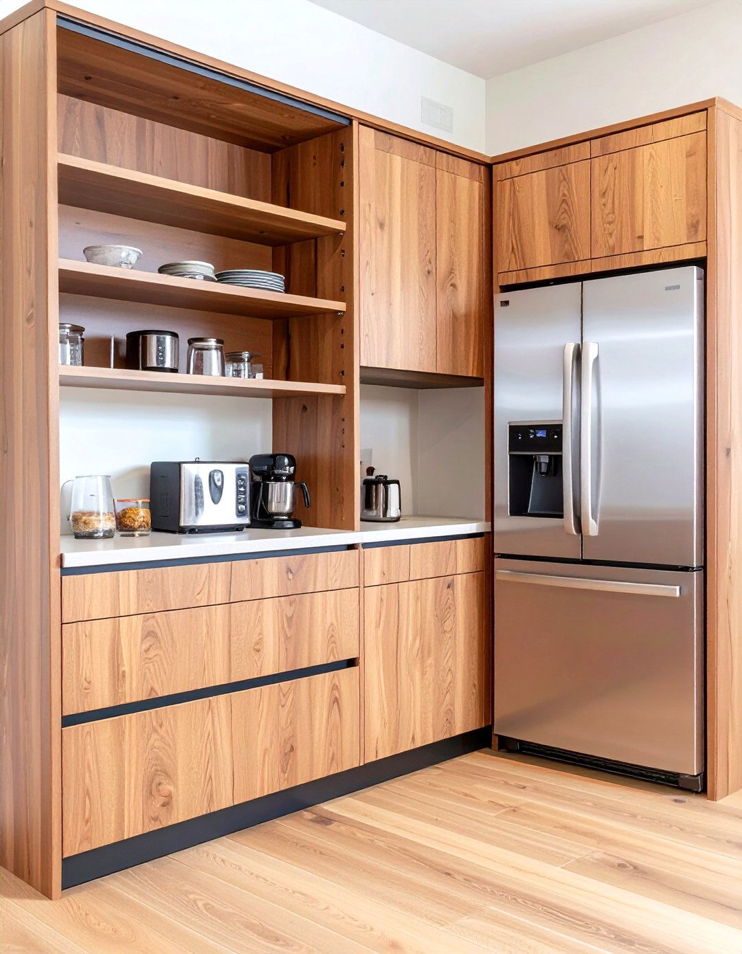 The Appliance Garage Kitchen Pantry - 30 kitchen pantry designs pictures