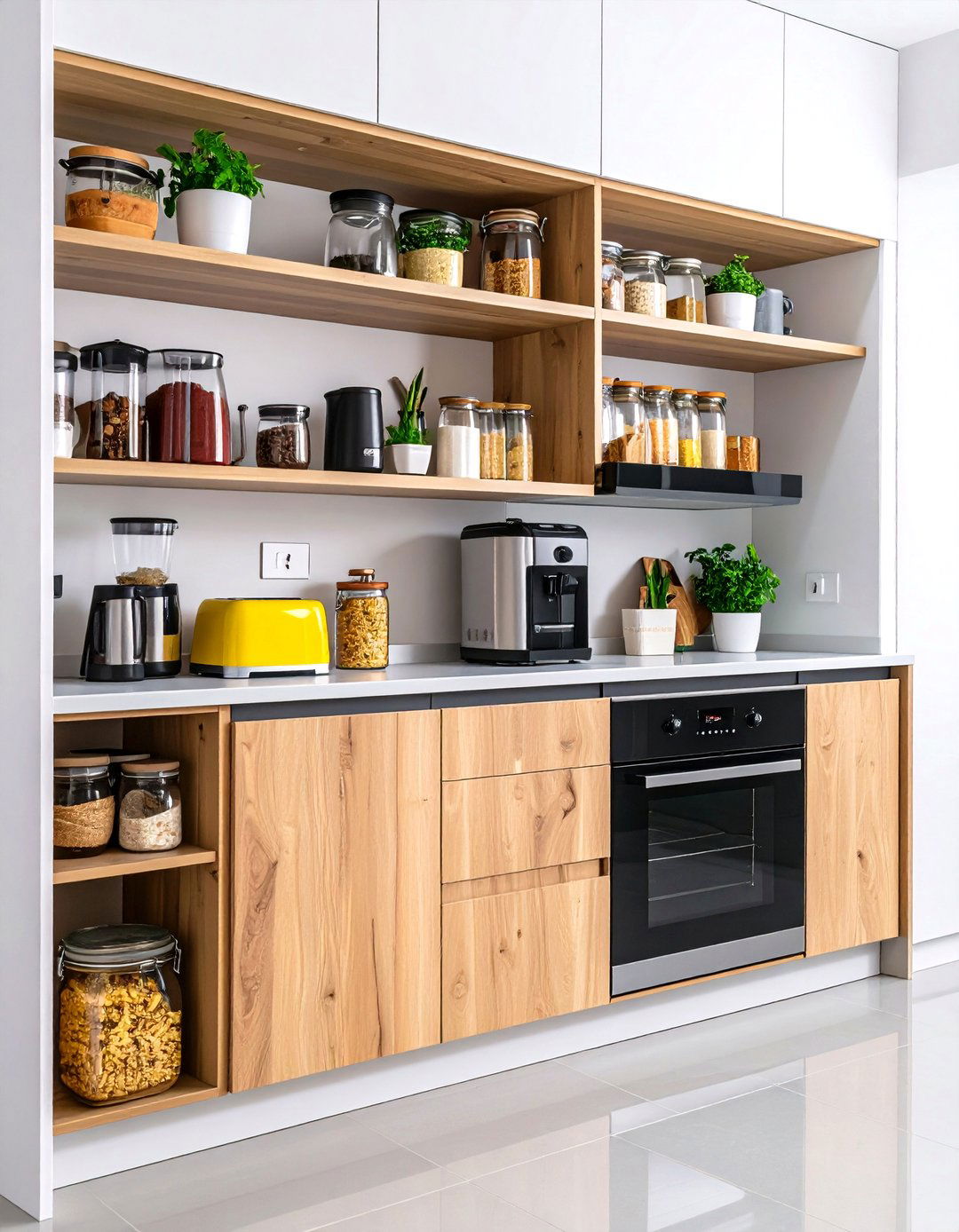 The Appliance Garage Pantry - 30 kitchen pantry organization ideas