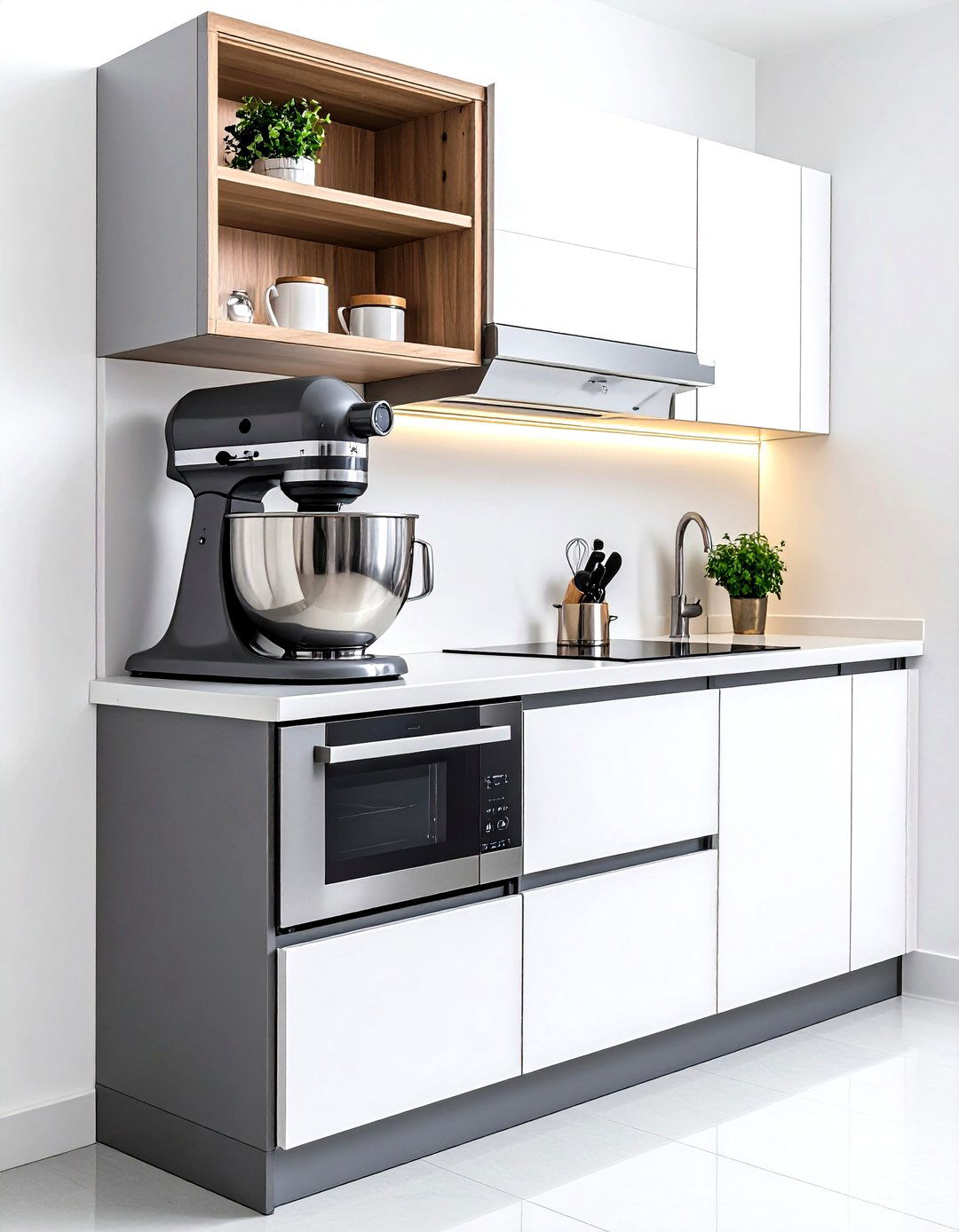 The Appliance Lift Cabinet Corner - 30 kitchen corner ideas