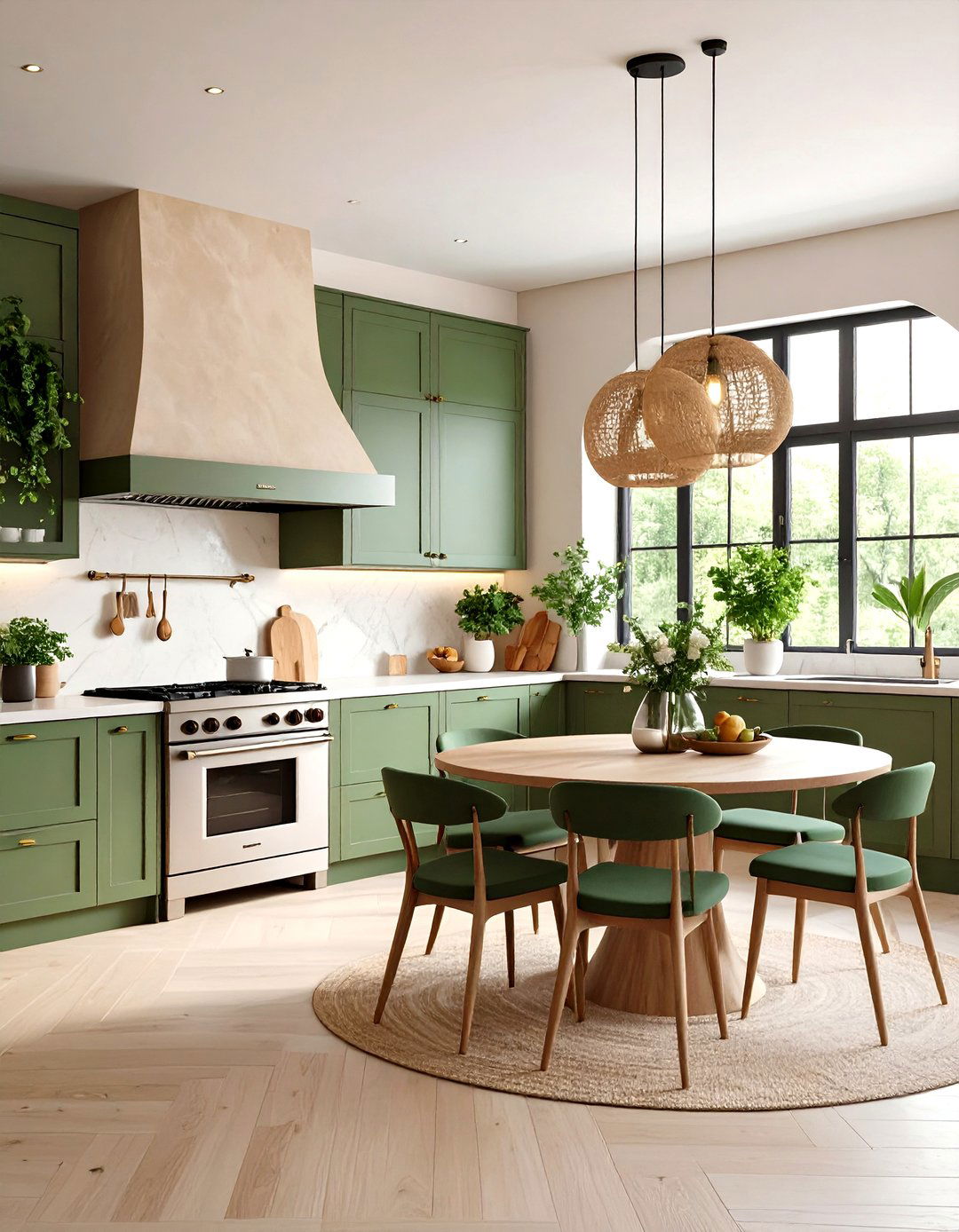 The Arched Nook Kitchen - 30 earthy boho kitchen ideas