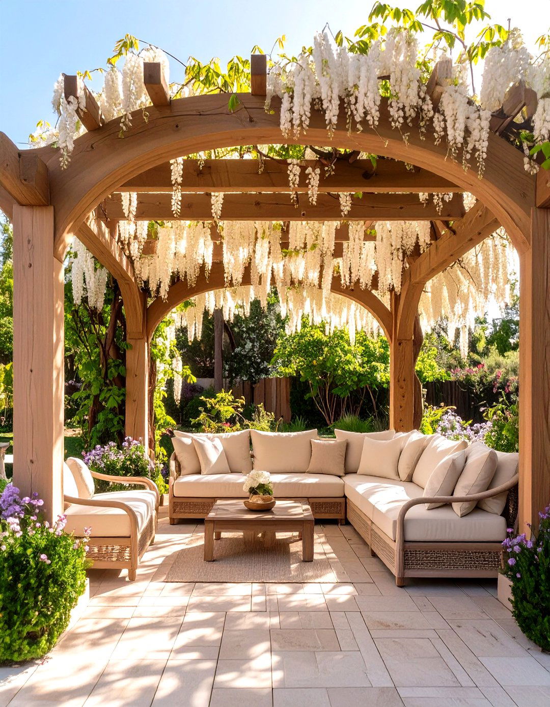 The Arched Pergola Covered Patio - 30 covered patio designs