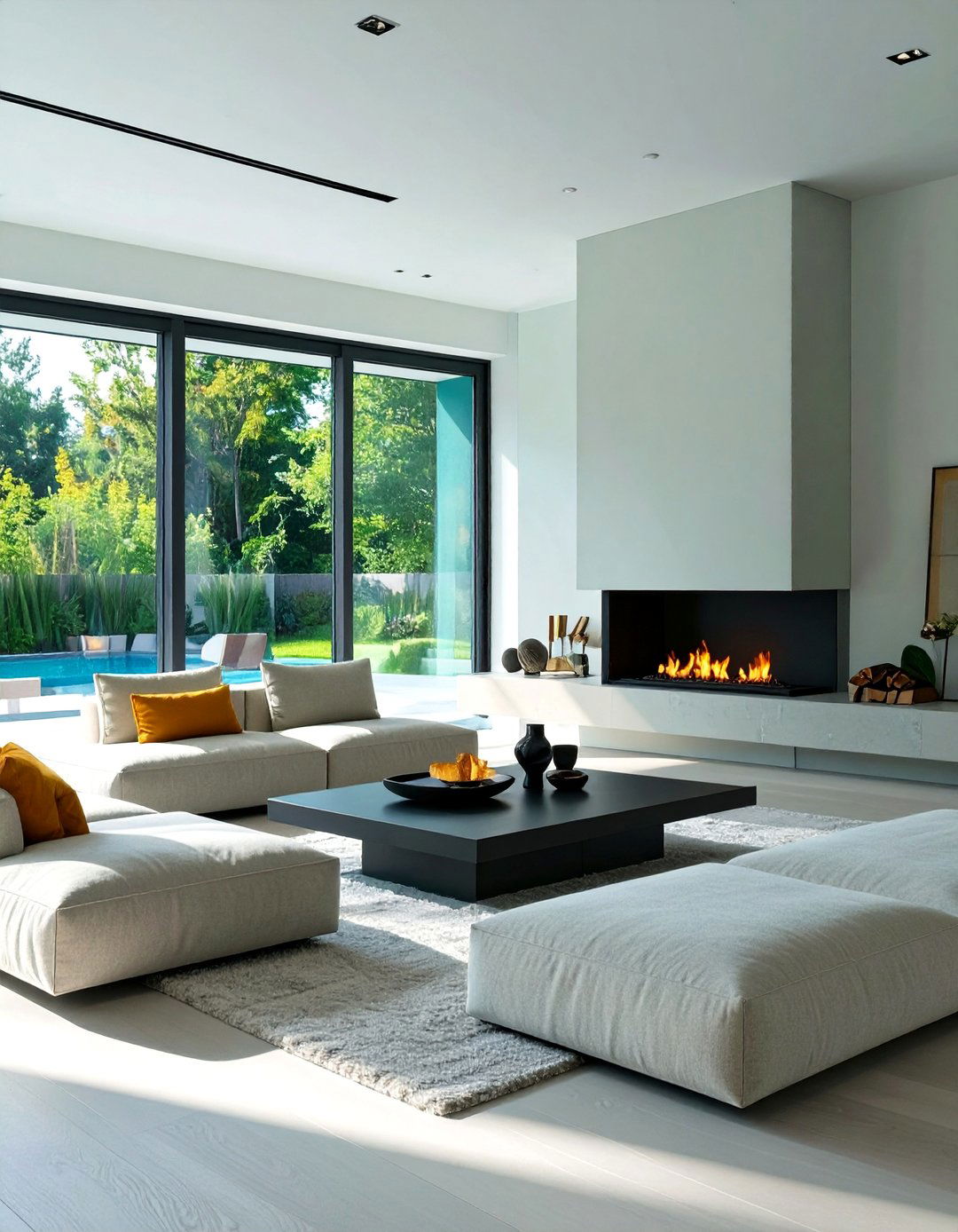 The Architectural Focus Minimalist Living Room - 30 ai minimalist living room ideas