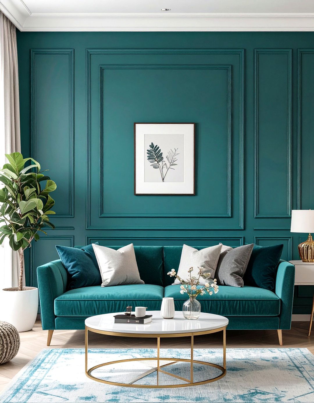 The Architectural Molding Accent Wall - 30 home wall decor ideas