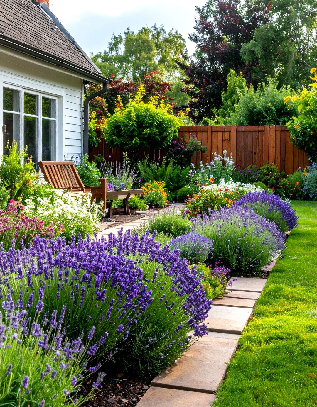 The Aromatic Herb Garden Front Yard - 30 front yard ideas