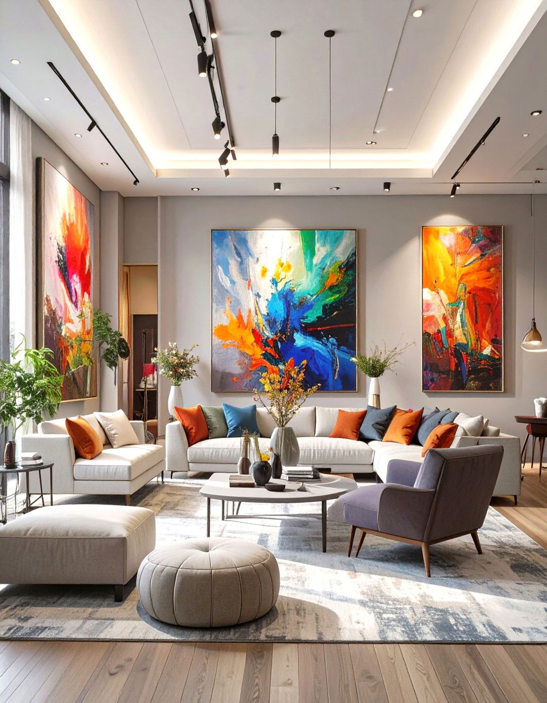 The Art Collectors Gallery Living Room - 30 mens living room ideas