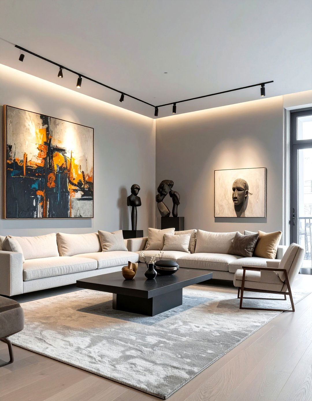 The Art Collectors Living Room - 30 masculine living room ideas