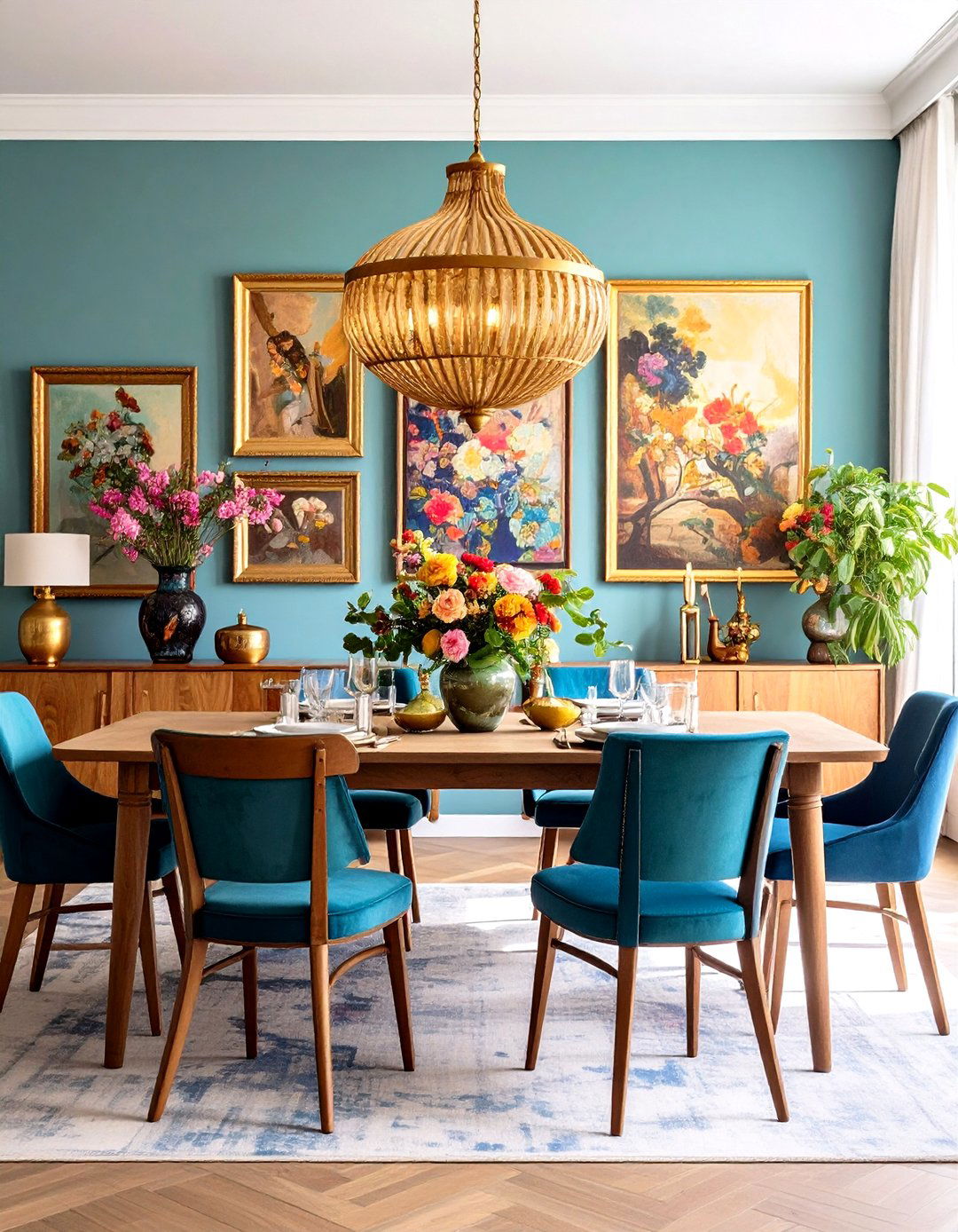 The Art Curators Dining Room - 30 light academia interior design ideas