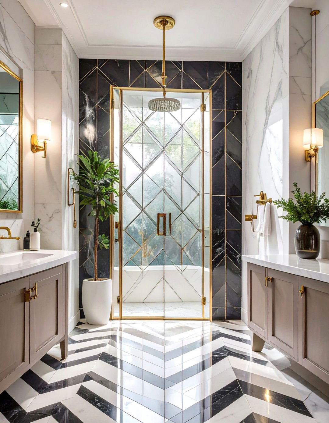 The Art Deco Bathroom Shower - 30 bathroom shower designs