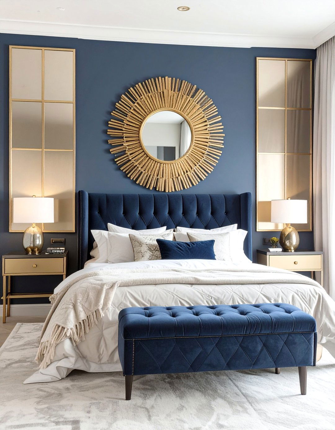 The Art Deco Dark Bedroom - 30 dark bedroom ideas