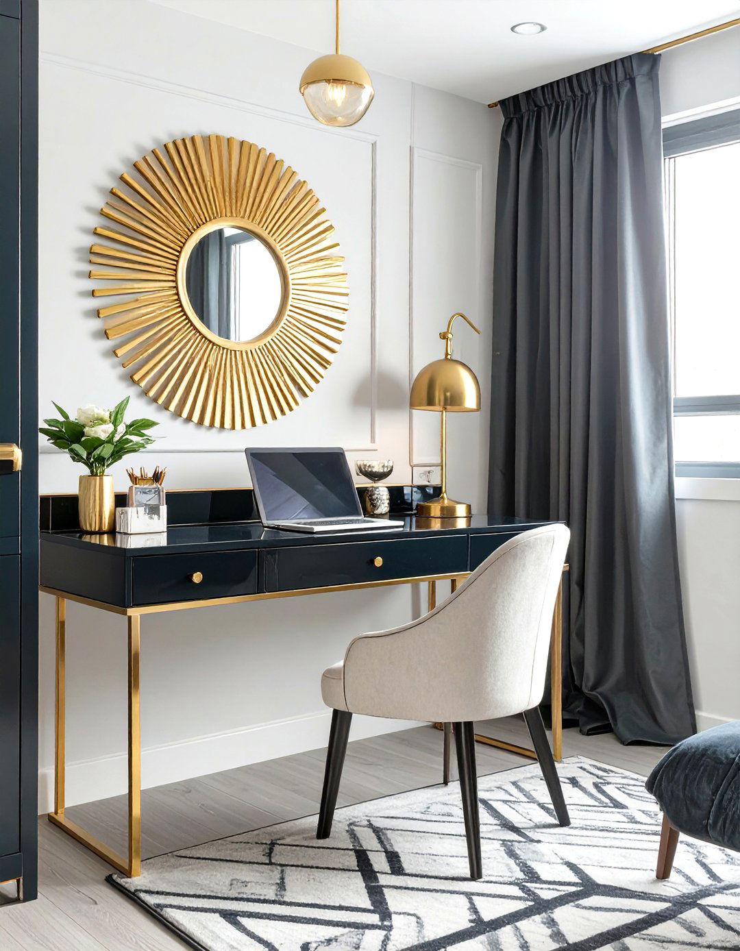The Art Deco Dorm Room - 30 dorm room ideas for girls