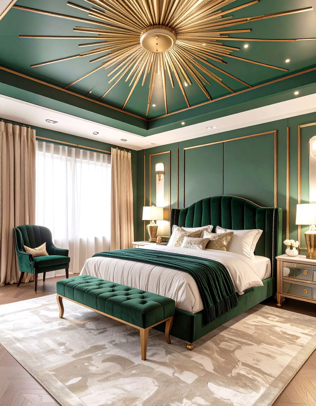 The Art Deco Fan Bedroom Ceiling - 30 master bedroom tray ceiling ideas