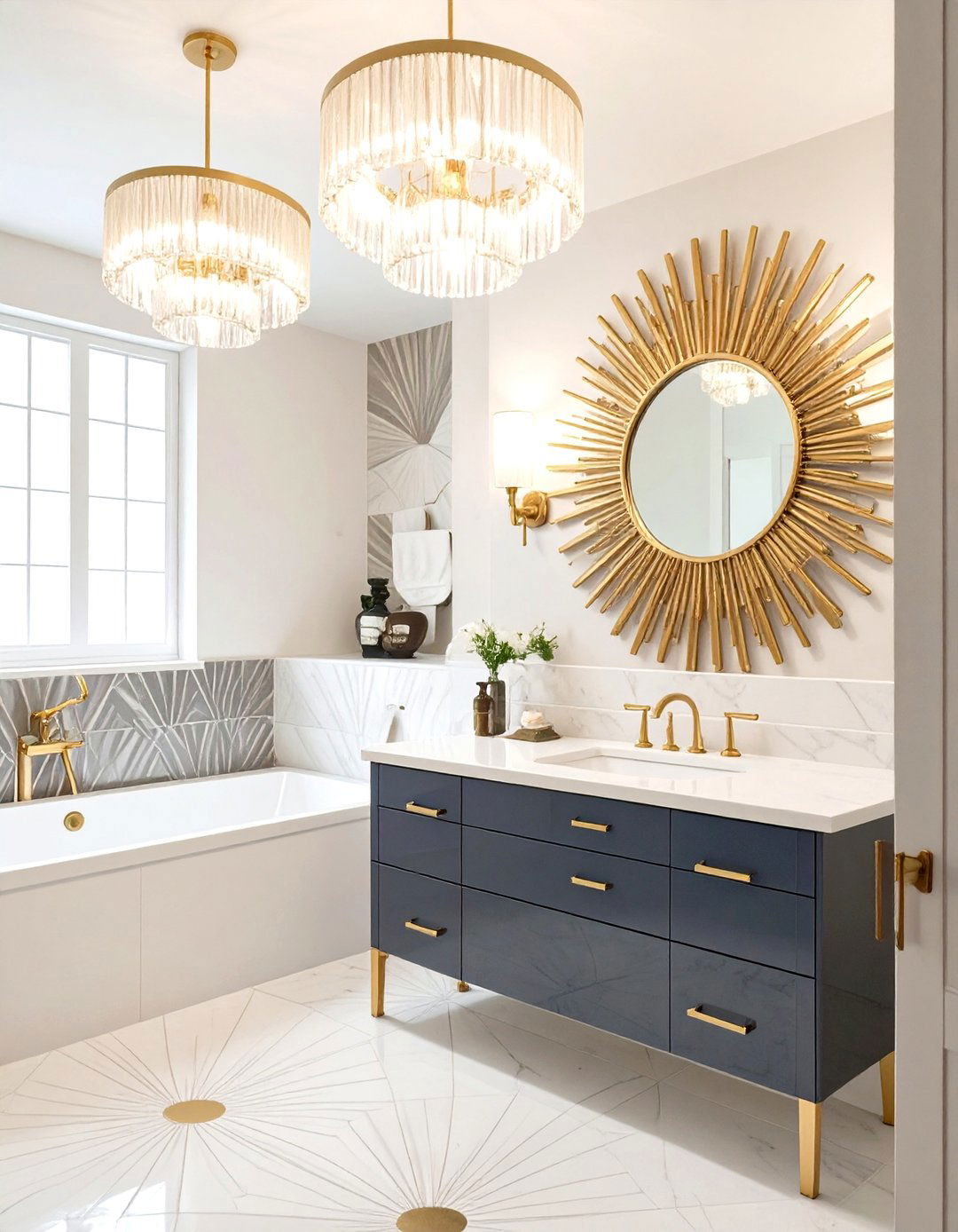 The Art Deco Glamour Bathroom - 30 design my bathroom ideas