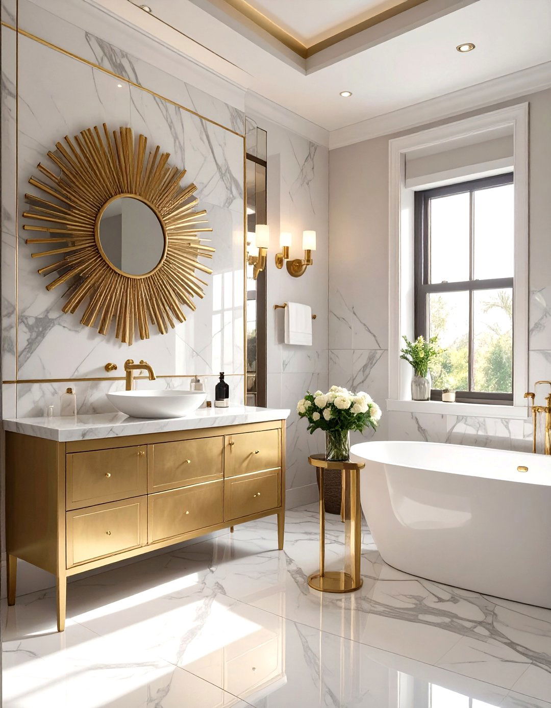 The Art Deco Glamour Bathroom - 30 interior design images ideas
