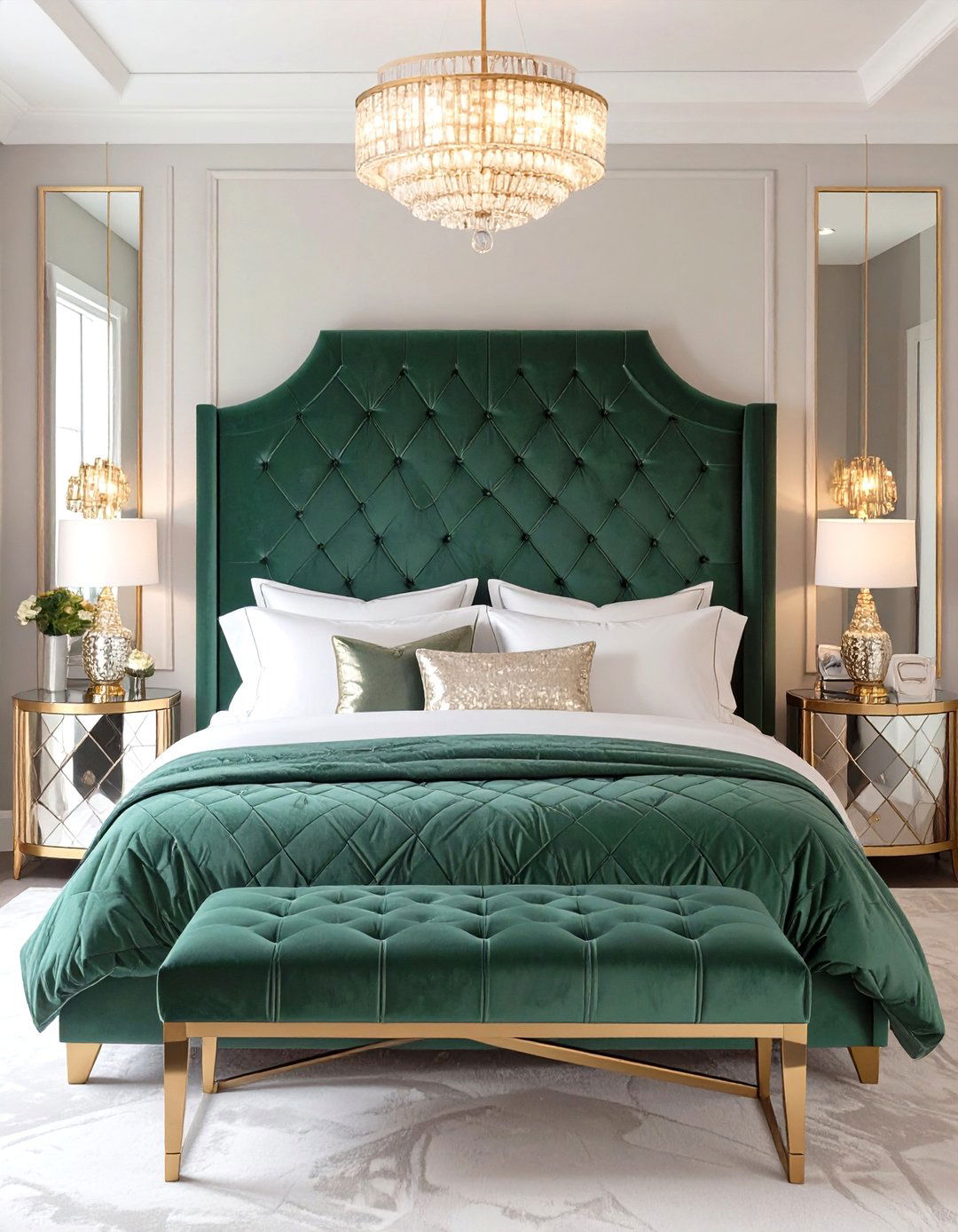 The Art Deco Glamour Bedroom - 30 how to design a bedroom ideas