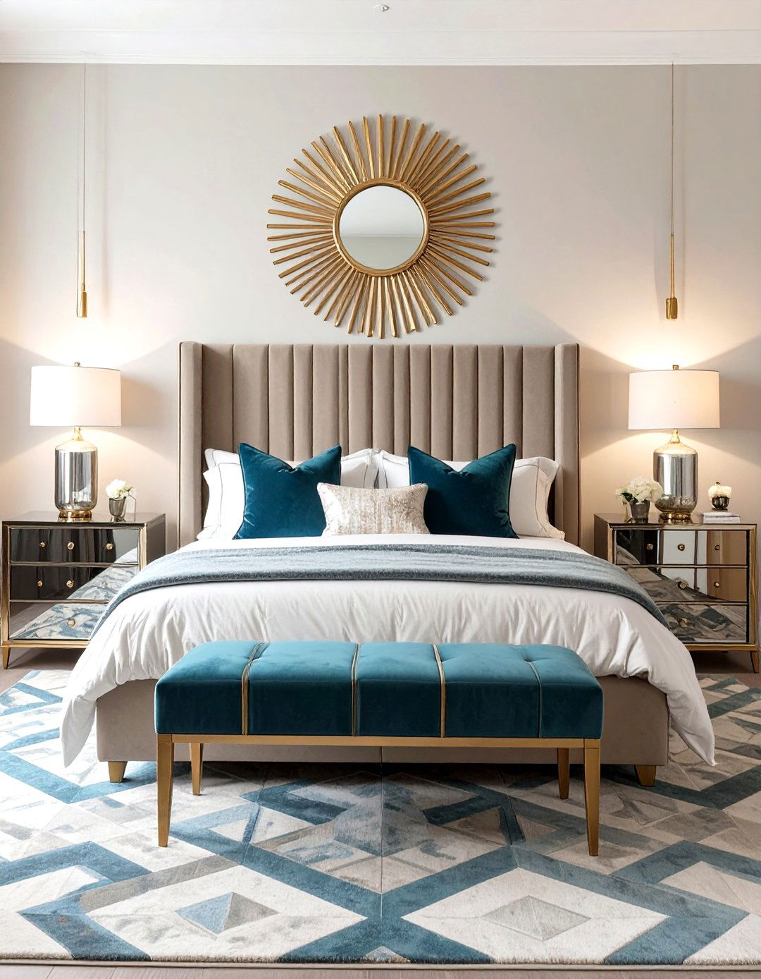 The Art Deco Glamour Bedroom - 30 cozy bedroom ideas