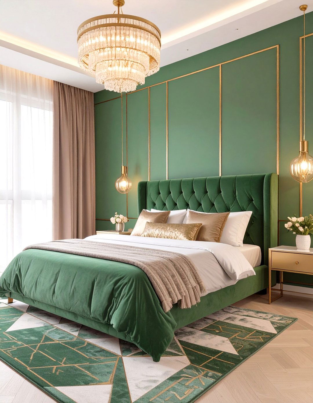 The Art Deco Glamour Bedroom - 30 cozy master bedroom ideas