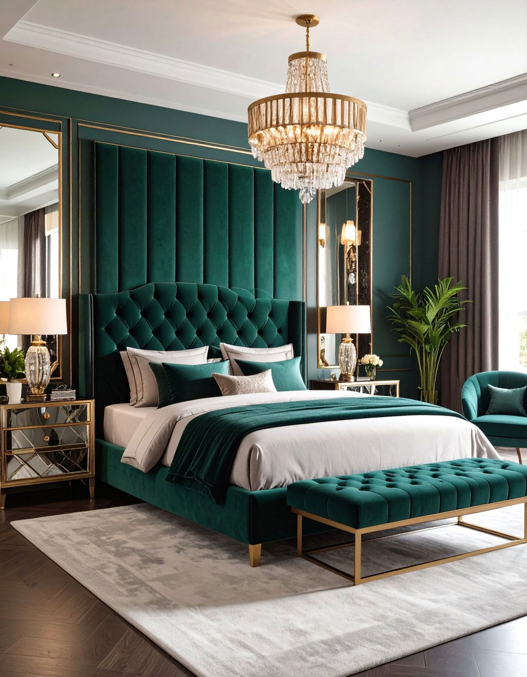 The Art Deco Glamour Bedroom - 30 decorating bedroom ideas