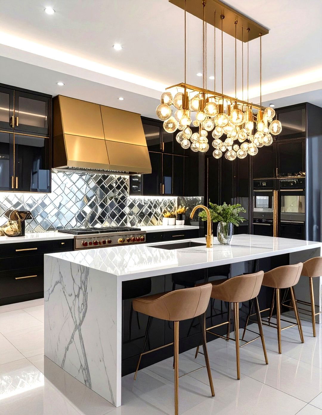 The Art Deco Glamour Kitchen - 30 cozy kitchen ideas