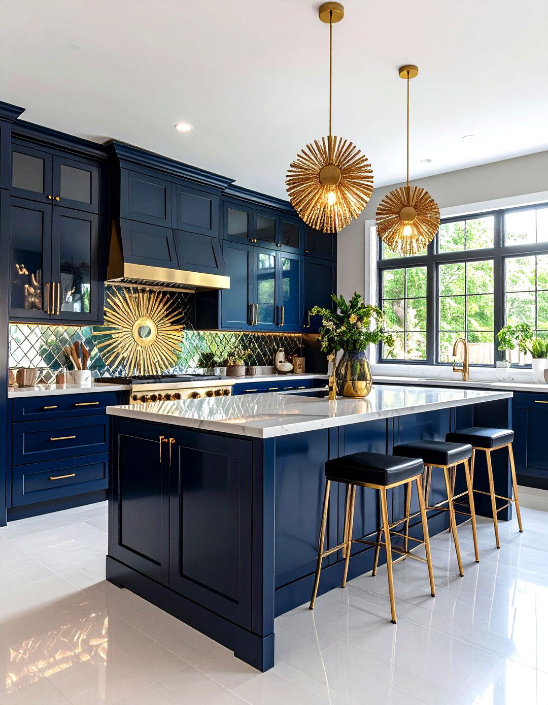 The Art Deco Glamour Kitchen - 30 kitchen decor ideas