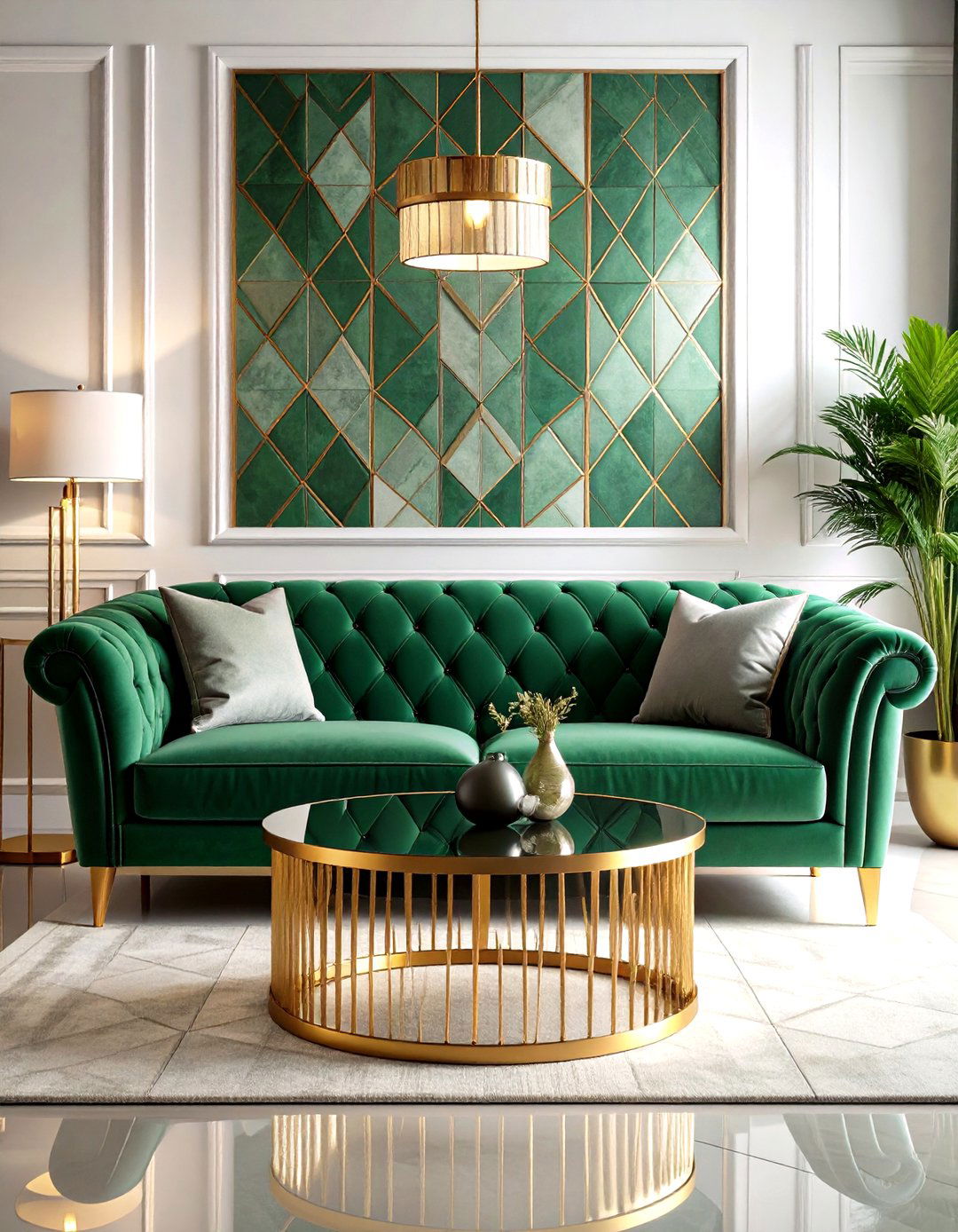 The Art Deco Glamour Living Room - 30 living room decor ideas