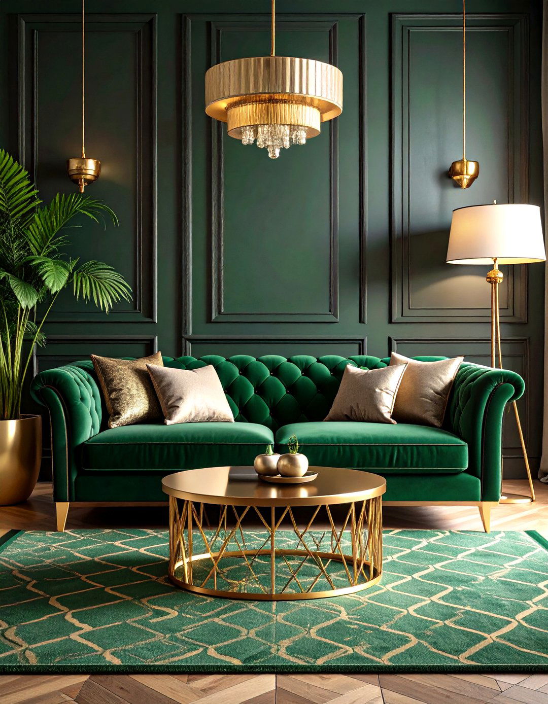 The Art Deco Glamour Living Room - 30 living room decoration ideas