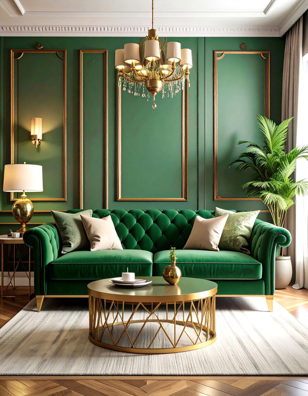 The Art Deco Glamour Living Room - 30 home decor ideas living room