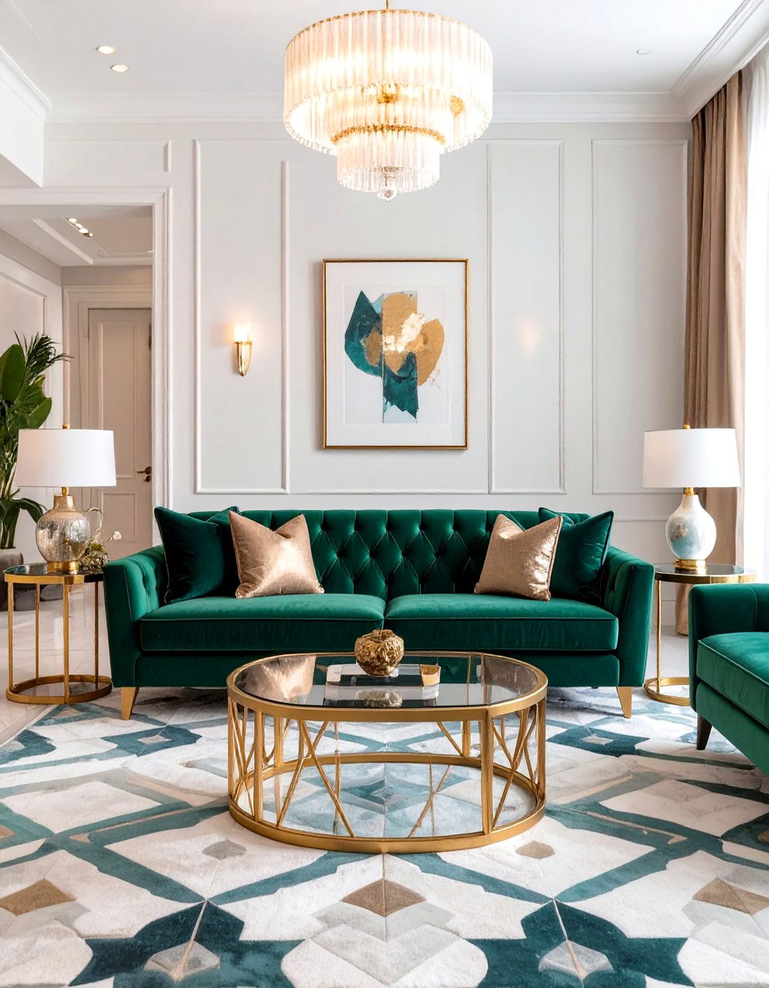 The Art Deco Glamour Living Room - 30 how to design a living room ideas