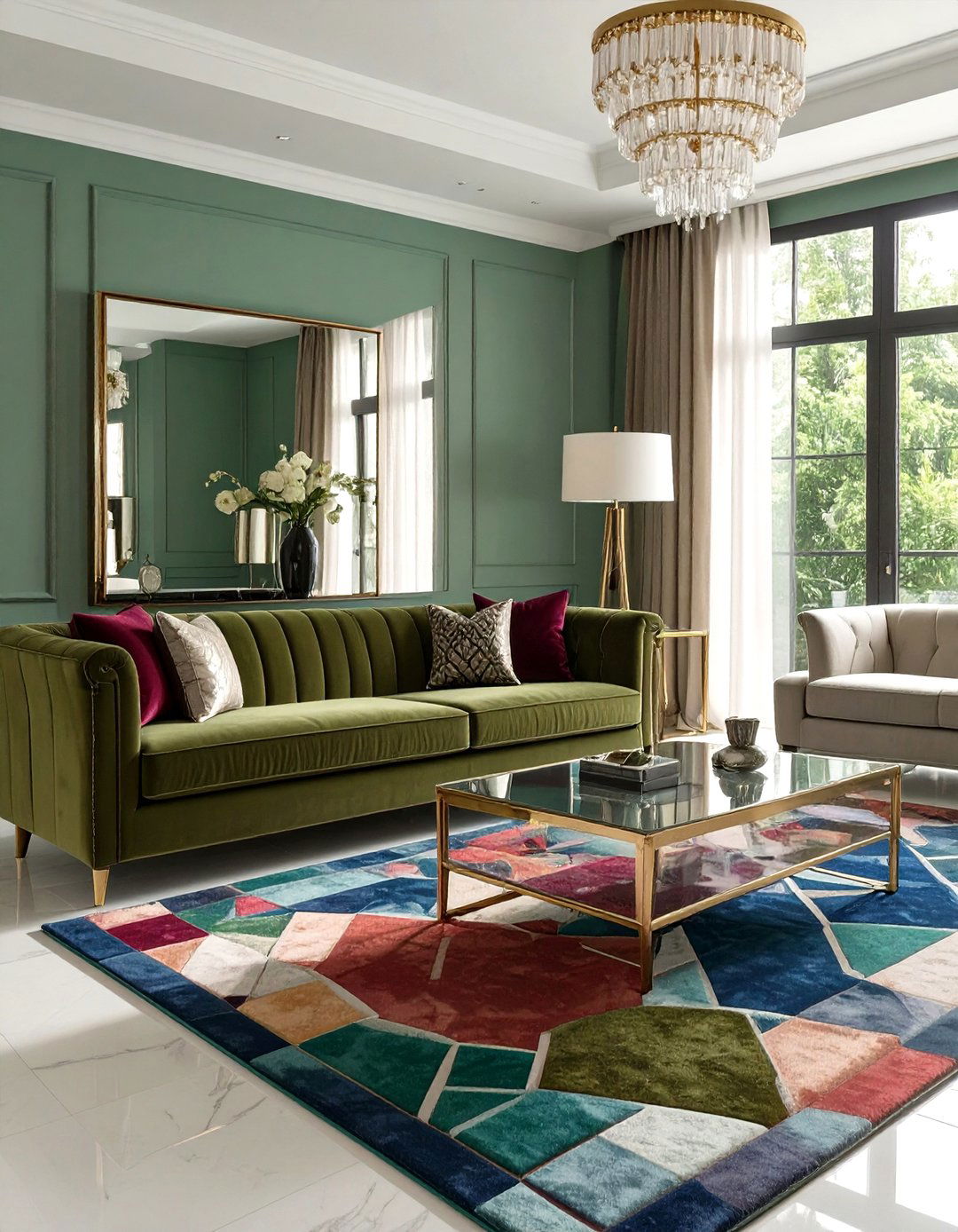 The Art Deco Glamour Living Room - 30 interior design for living room ideas