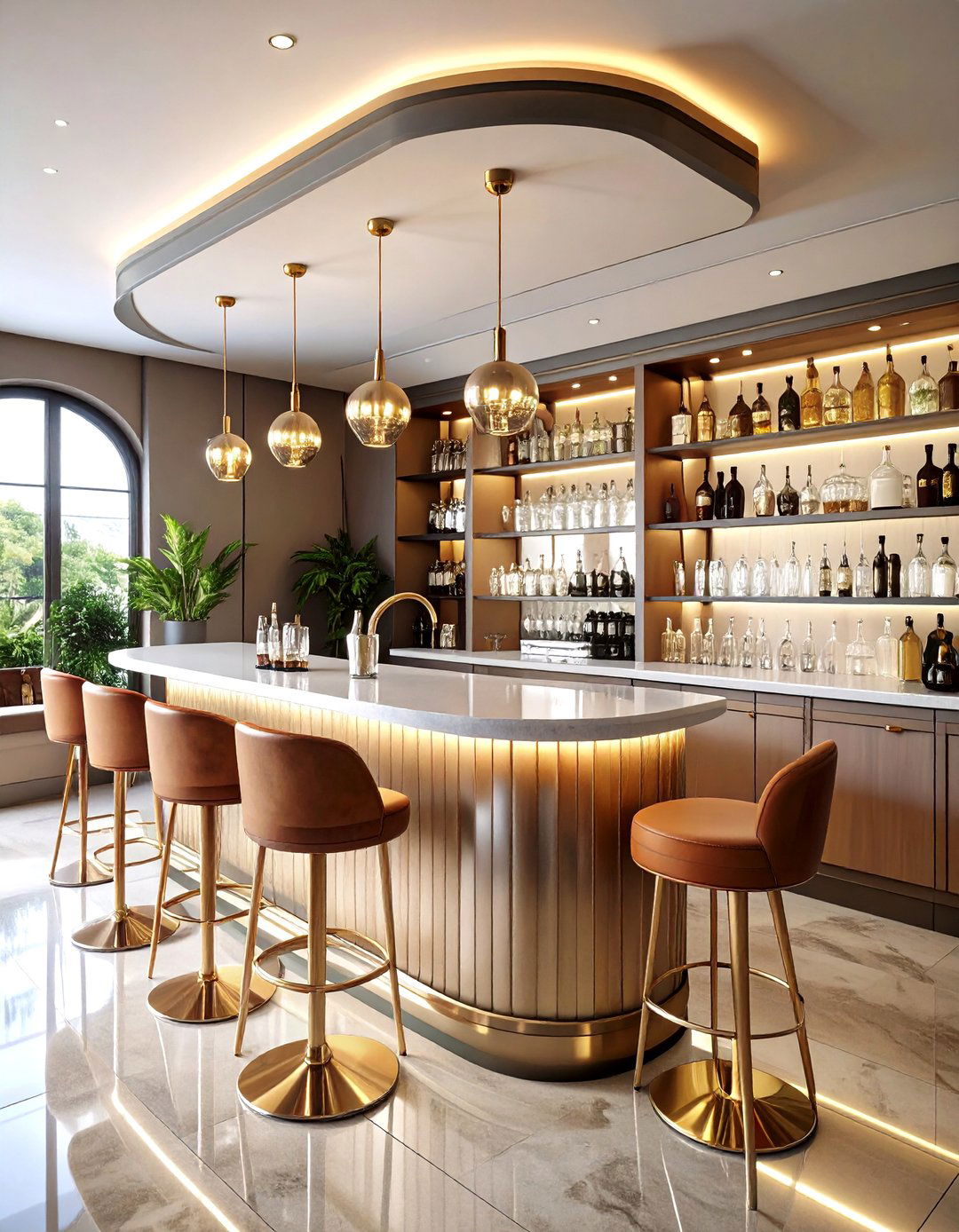 The Art Deco Inspired Bar Corner - 30 1930s interior design ideas