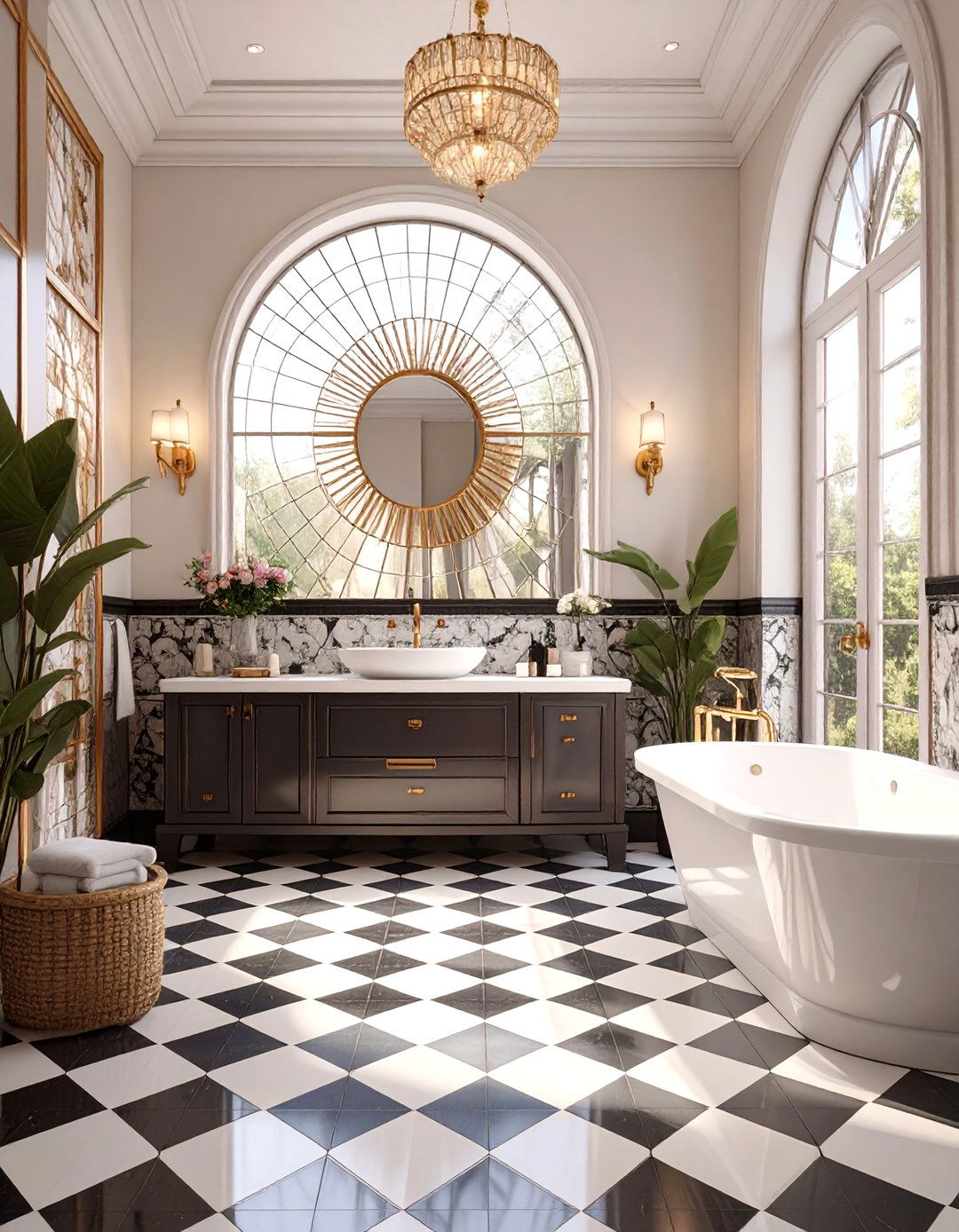 The Art Deco Inspired Bathroom - 30 luxury bathroom ideas
