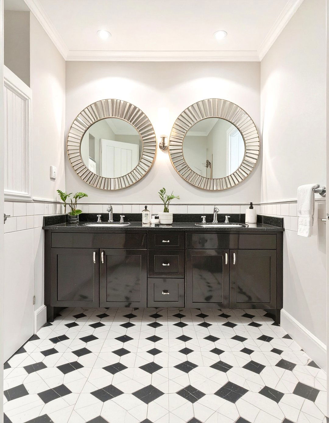 The Art Deco Inspired Bathroom - 30 jack and jill bathroom ideas