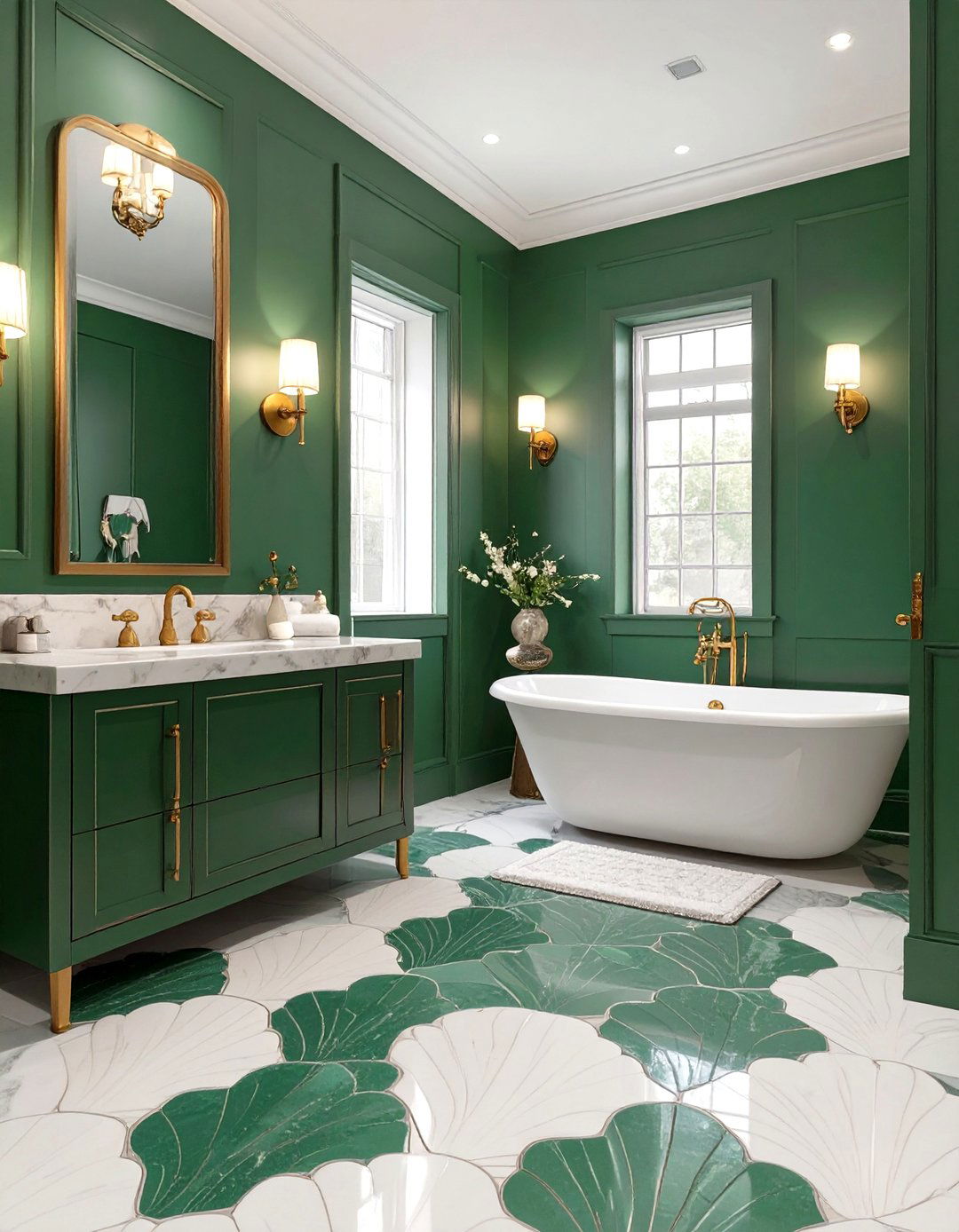 The Art Deco Inspired Bathroom - 30 interior design websites free ideas