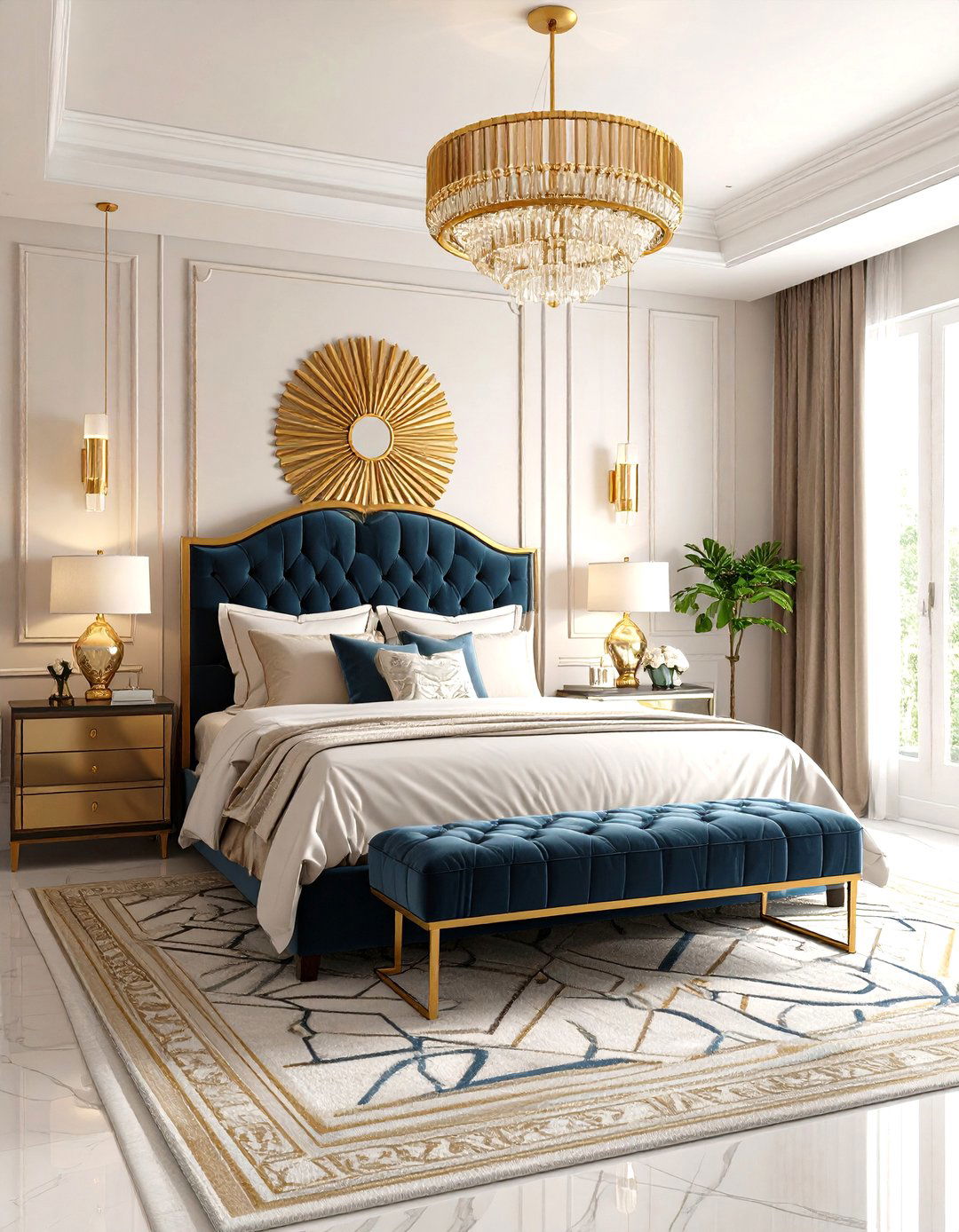 The Art Deco Inspired Bedroom - 30 design a bedroom ideas