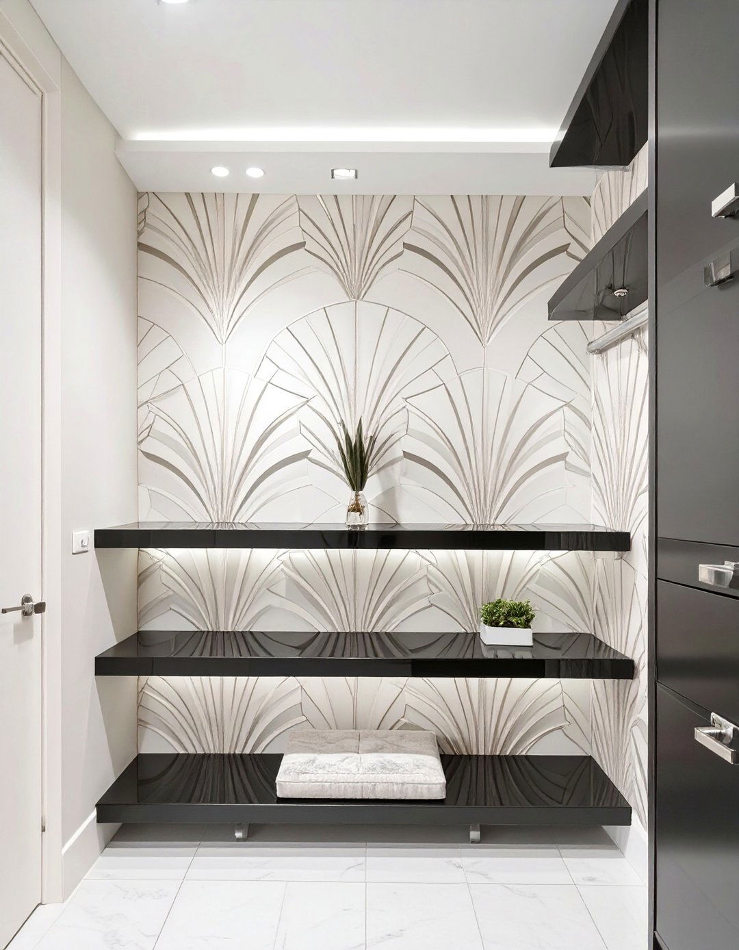 The Art Deco Inspired Closet - 30 coat closet ideas