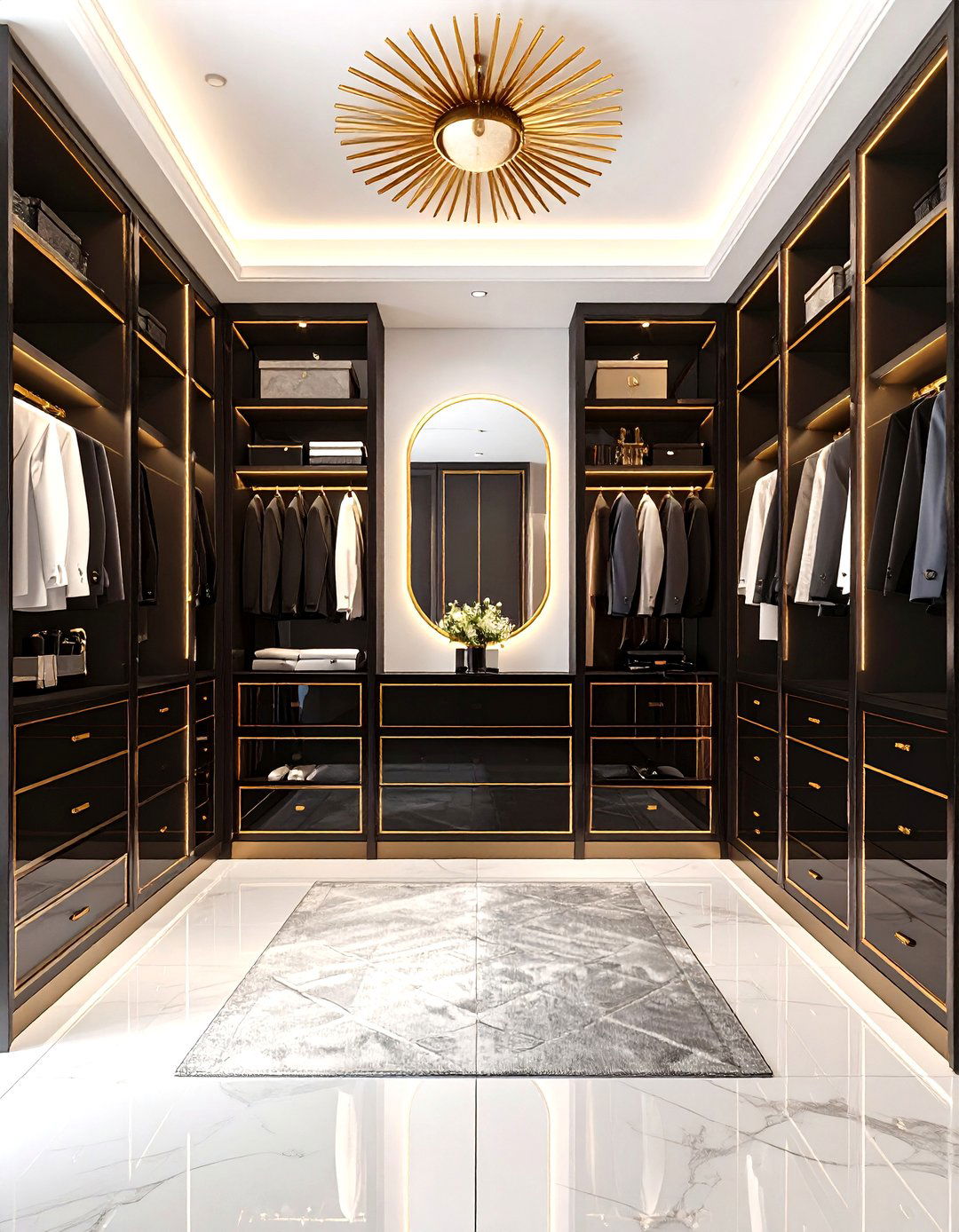 The Art Deco Inspired Closet - 30 design closet ideas