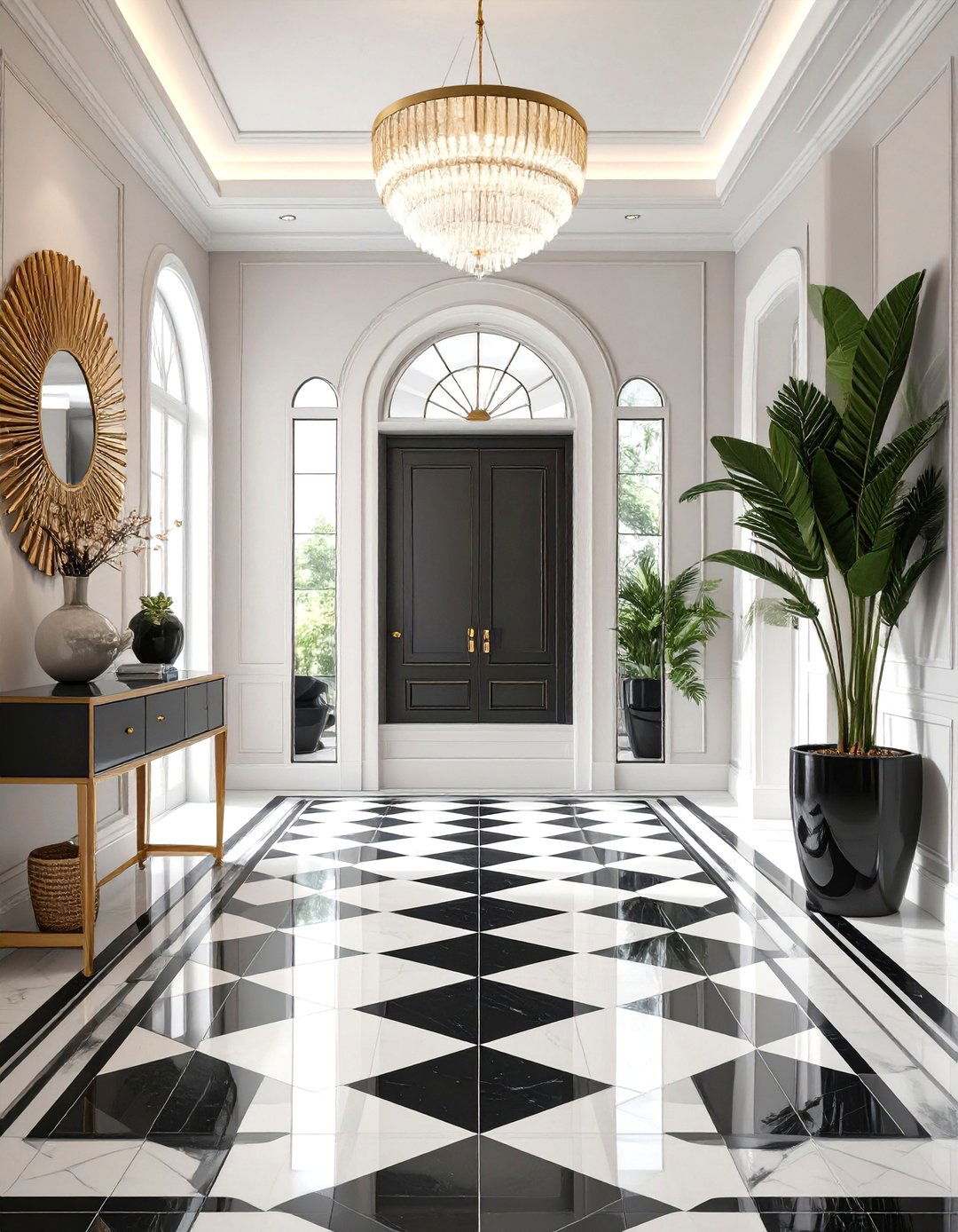 The Art Deco Inspired Entryway - 30 home decor ideas thehometrotters