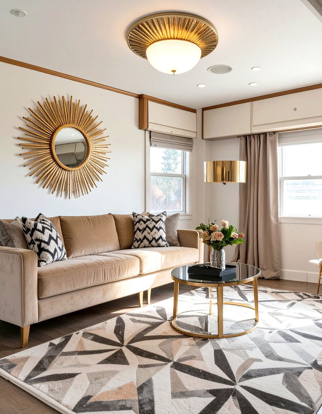 The Art Deco Inspired Living Room - 30 mobile home living room ideas