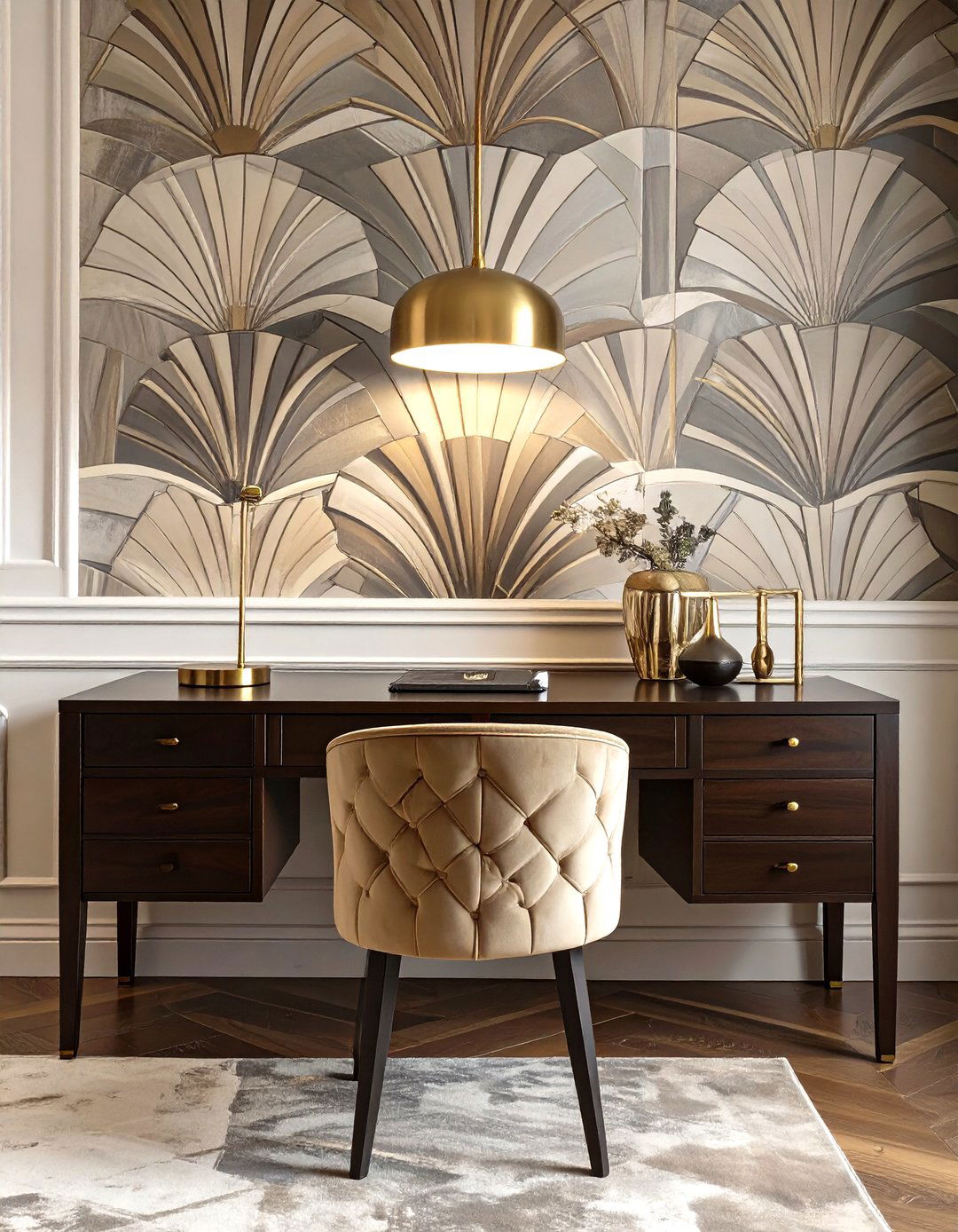 The Art Deco Inspired Office - 30 cozy office ideas