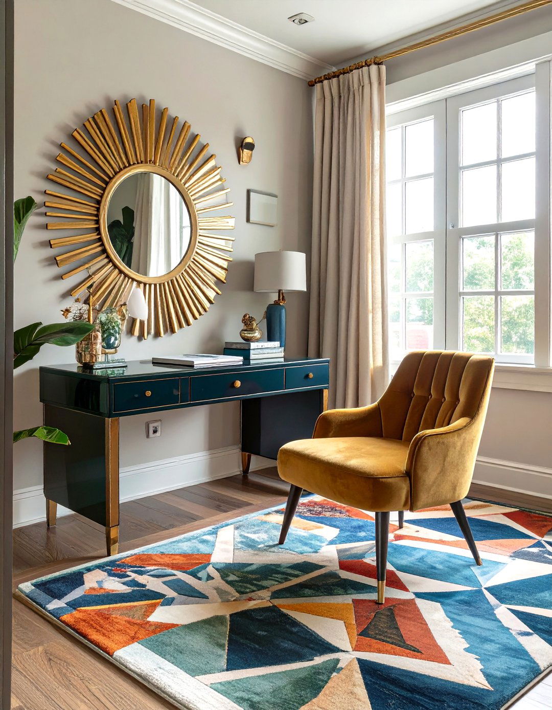 The Art Deco Inspired Studio - 30 home office ideas for her