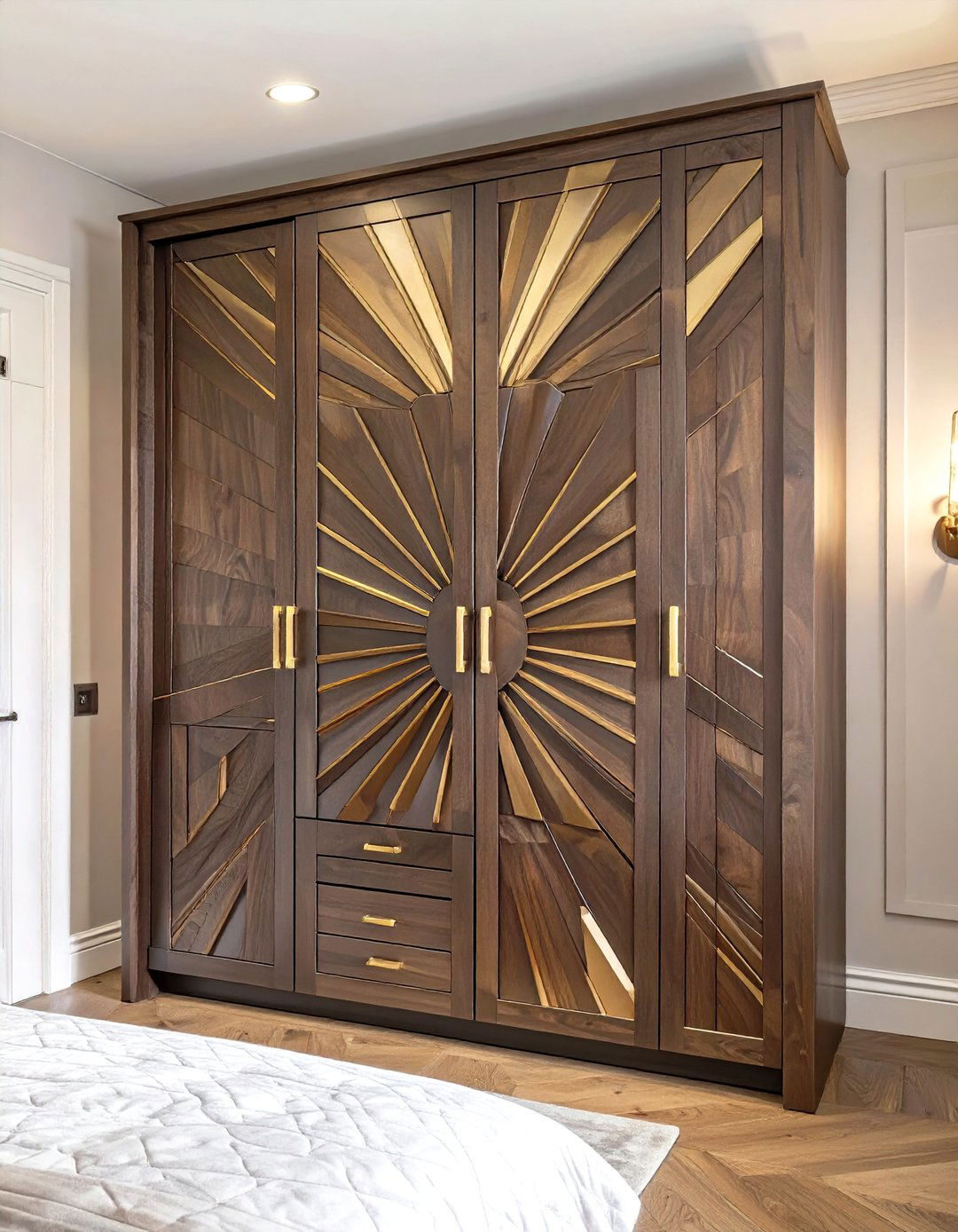 The Art Deco Inspired Wardrobe - 30 built in wardrobe ideas